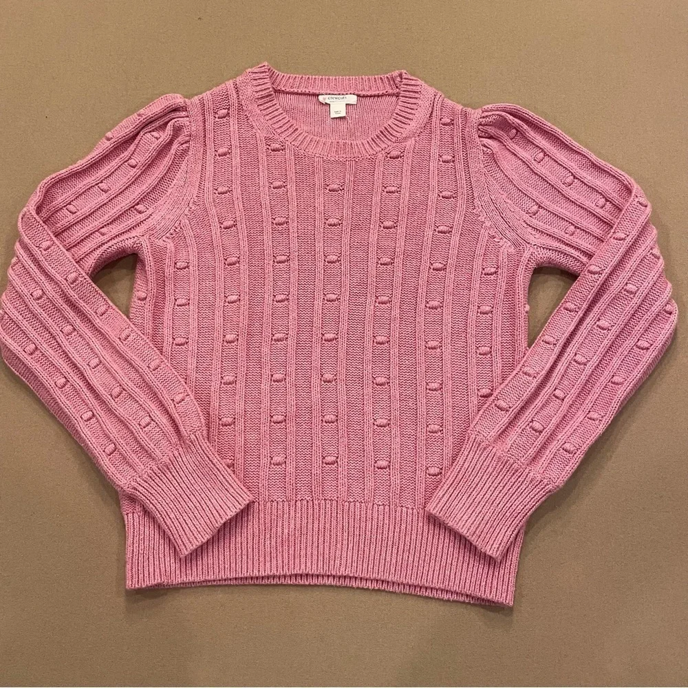 J. Crew Crewcuts Girl’s Anais Bauble Popover Sweater Rose/Mauve Size XL (12-14)